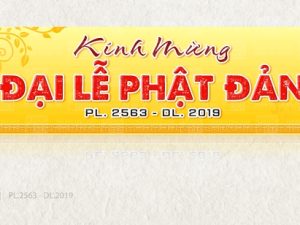 Băng rôn Phật đản