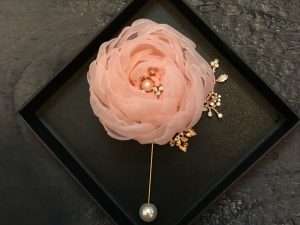 Hoa cài áo bằng vải